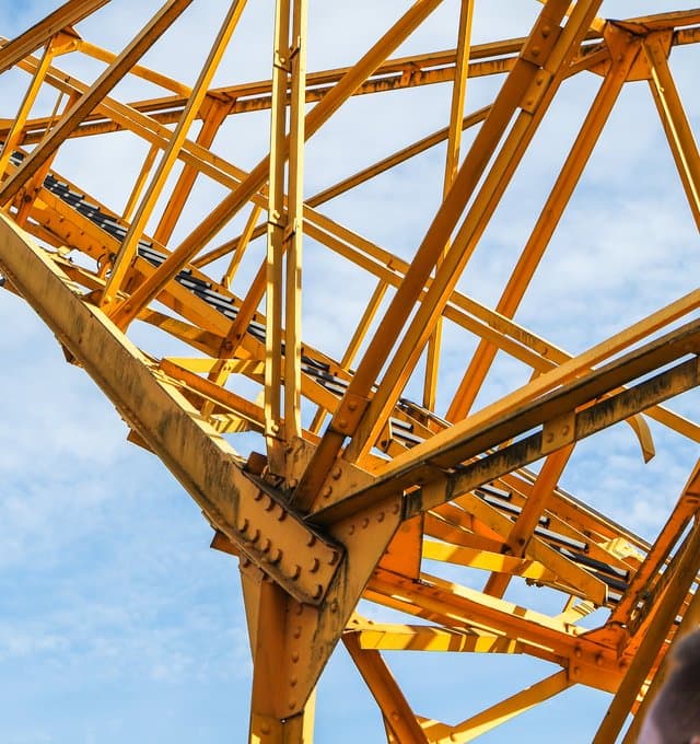 Yellow crane